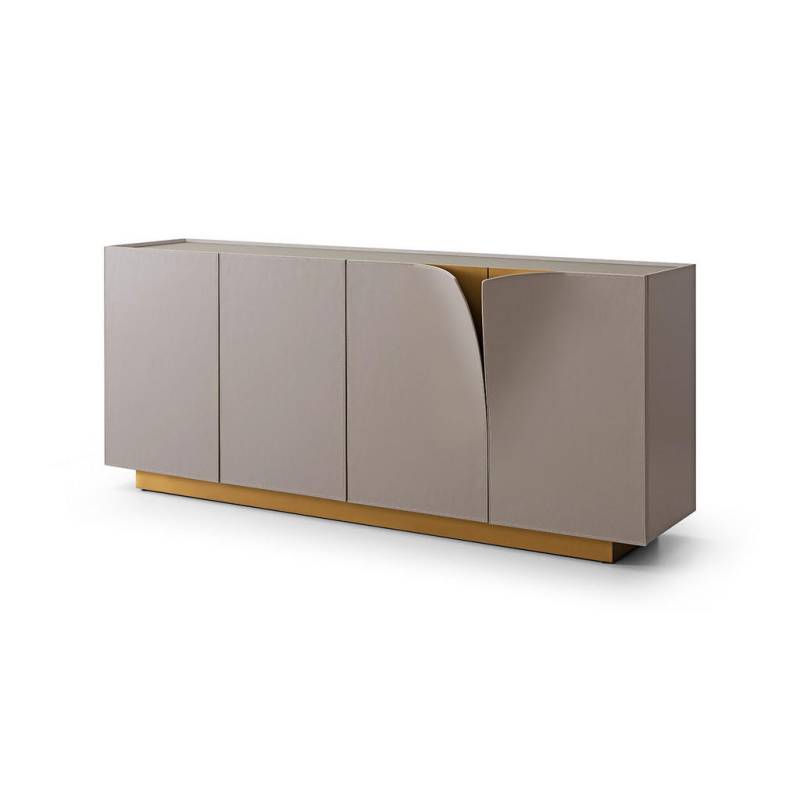 KAWOLA SIDEBOARD Grau, Braun