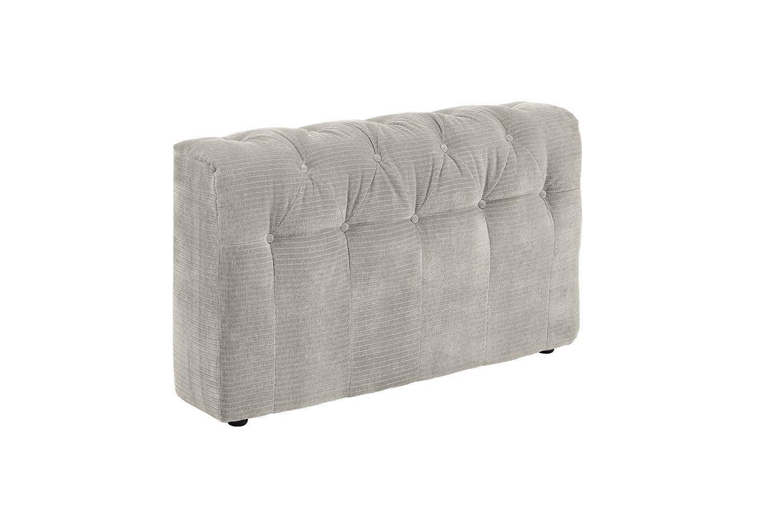KAWOLA Sofa Seitenelement SEPHI groß Cord Vintage silber KAWOLA Sofa Seitenelement SEPHI groß Cord Vintage silber