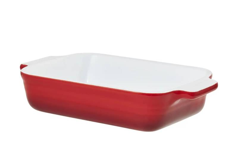 KHG Auflaufform   ¦ rot ¦ Steinzeug/Steingut ¦ Maße (cm): B: 13 H: 4,3 Küchenzubehör & Helfer > Bratformen & Auflaufformen - Möbel Kraft