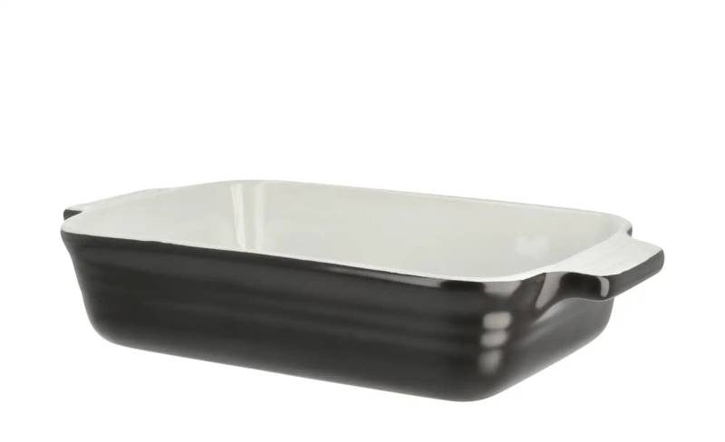 KHG Auflaufform   ¦ schwarz ¦ Steinzeug/Steingut ¦ Maße (cm): B: 13 H: 4,3 Küchenzubehör & Helfer > Bratformen & Auflaufformen - Möbel Kraft