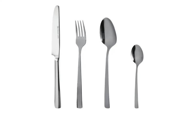 KHG Besteckset  24-teilig  "713" ¦ silber ¦ Edelstahl Messer & Besteck > Besteck-Sets - Möbel Kraft