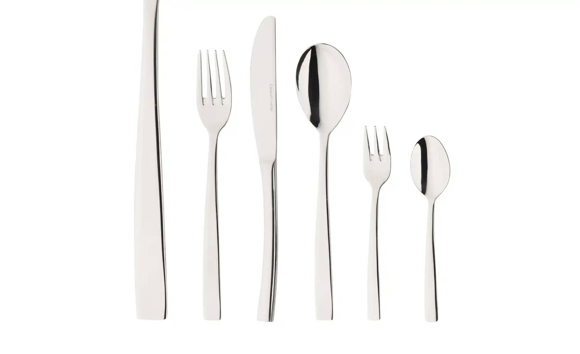 KHG Besteckset  30-teilig  "715" ¦ silber ¦ Edelstahl Messer & Besteck > Besteck-Sets - Möbel Kraft