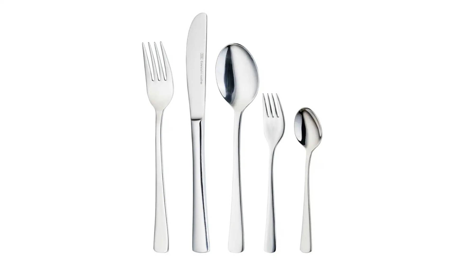 KHG Besteckset  30-teilig  "726" ¦ silber ¦ Edelstahl Messer & Besteck > Besteck-Sets - Möbel Kraft
