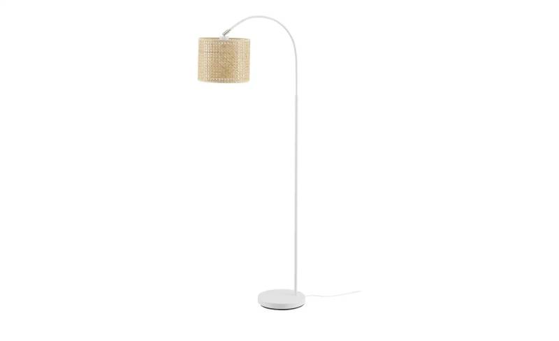 KHG Bogenleuchte  1-flammig  Wiener Geflecht   ¦ holzfarben ¦ Maße (cm): B: 58 H: 150 T: 24.5 Sale > Lampen-Sale - Möbel Kraft