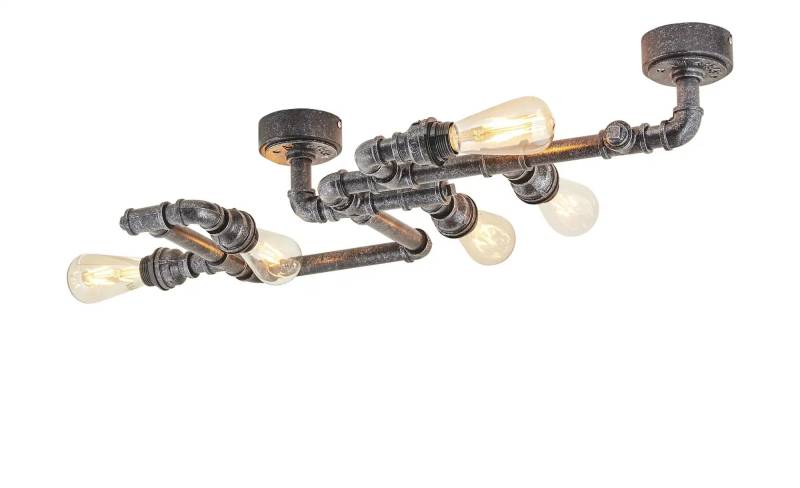 KHG Decken-/ Wandleuchte  5-flammig   ¦ schwarz ¦ Maße (cm): B: 80 H: 13,5 T: 40.0 Lampen & Leuchten > Innenleuchten > Deckenlampen - Möbel Kraft