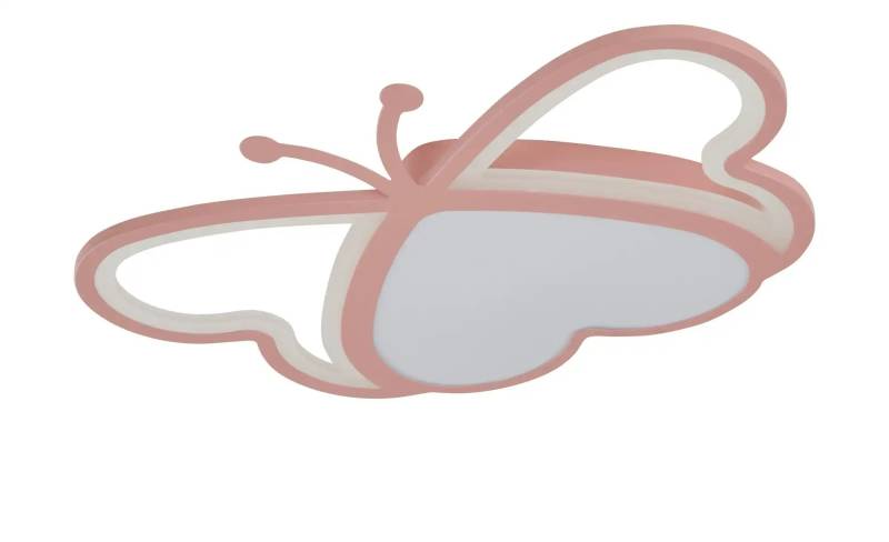 KHG Deckenleuchte   ¦ rosa/pink ¦ Maße (cm): B: 60 H: 6 T: 40.0 Lampen & Leuchten > Innenleuchten > Deckenlampen - Möbel Kraft