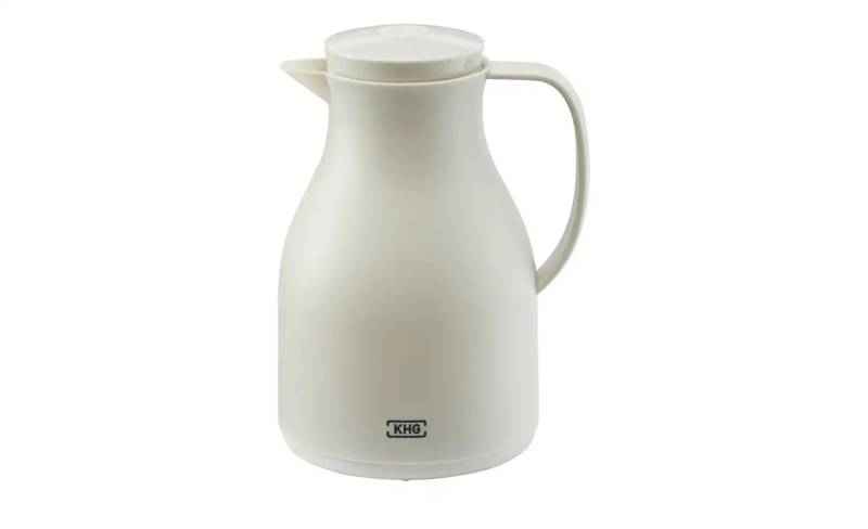 KHG Isolierkanne 1 l  Anton ¦ grau ¦ Kunststoff,Glas ¦ Maße (cm): H: 24  Ø: 14 Kaffee & Tee > Kaffee- & Isolierkannen - Höffner