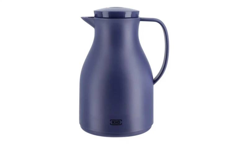 KHG Isolierkanne 1 l marineblau  Anton ¦ Kunststoff,Glas ¦ Maße (cm): H: 22,5 Kaffee & Tee > Kaffee- & Isolierkannen - Möbel Kraft