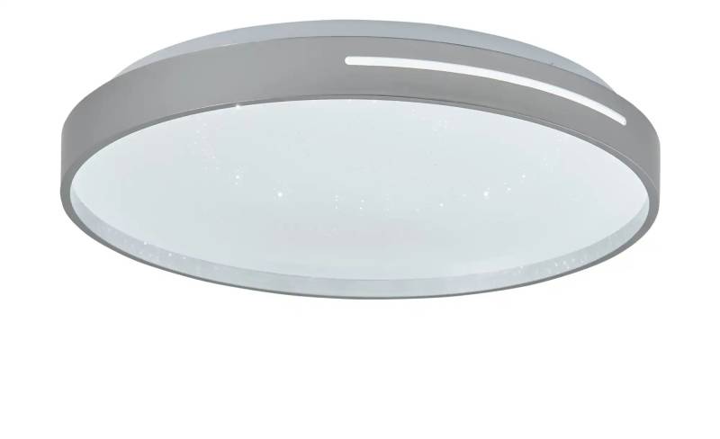 KHG LED-Deckenleuchte  1-flammig  silberfarben   ¦ silber ¦ Maße (cm): H: 6,5  Ø: 39 Lampen & Leuchten > Deckenleuchten - Höffner