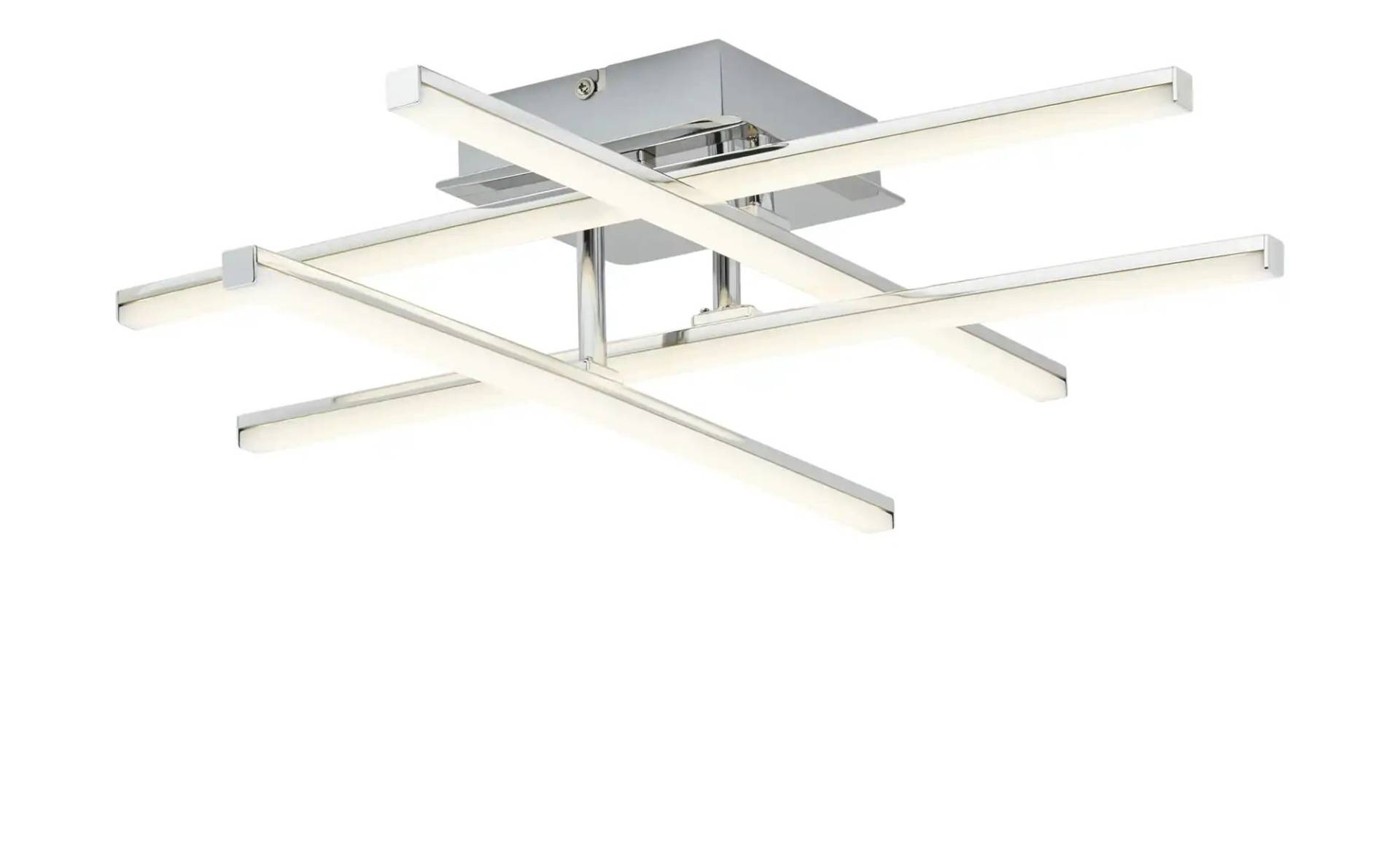 KHG LED-Deckenleuchte 4-flammig Chrom ¦ silber ¦ Maße (cm): B: 55 H: 13,5 T: 52.5 Lampen & Leuchten > Deckenleuchten - Höffner KHG LED-Deckenleuchte 4-flammig Chrom ¦ silber ¦ Maße (cm): B: 55 H: 13,5 T: 52.5 Lampen & Leuchten > Deckenleuchten - Höffner