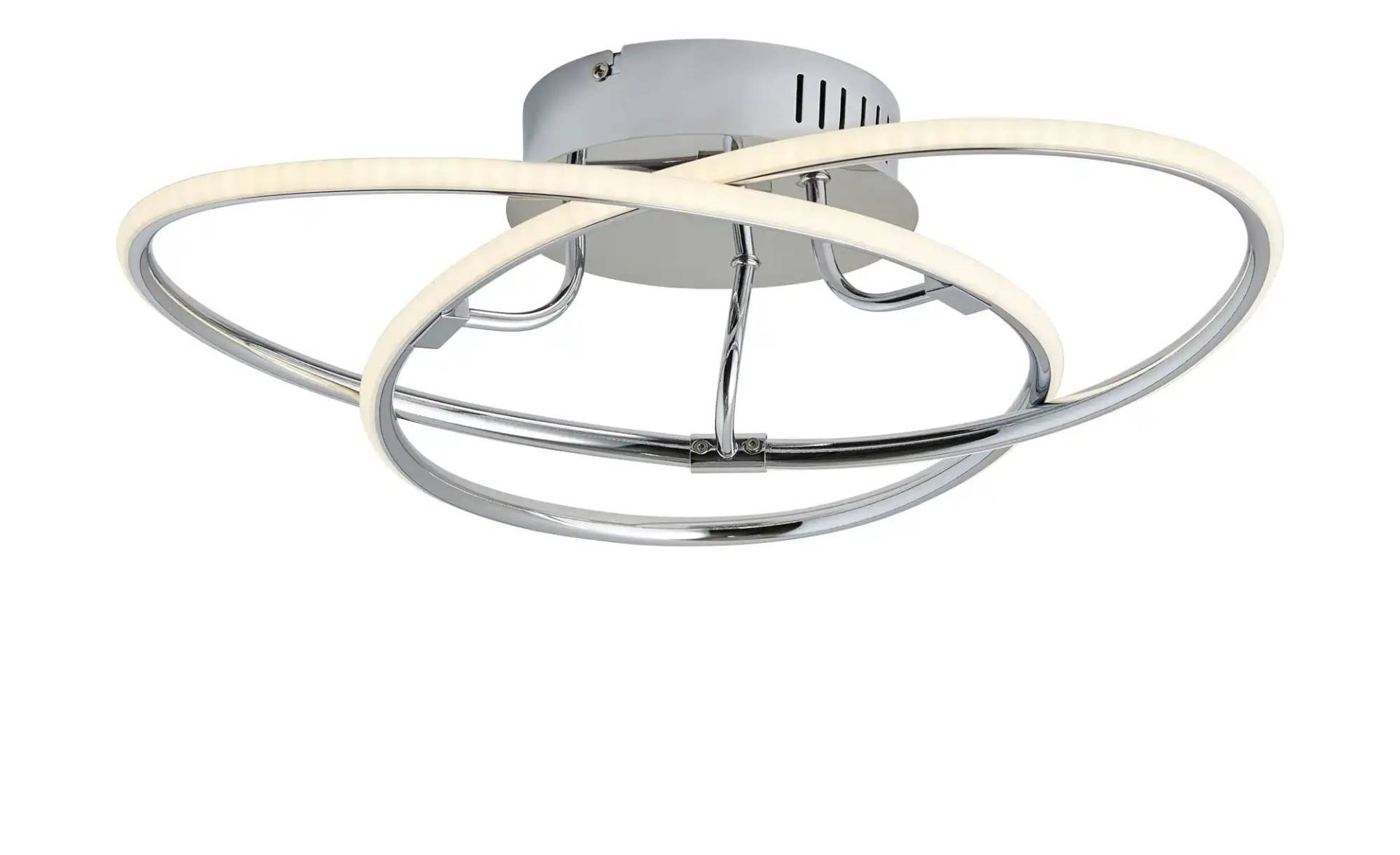 KHG LED-Deckenleuchte chrom ¦ silber ¦ Maße (cm): H: 13 Ø: 49.5 Lampen & Leuchten > Deckenleuchten - Höffner KHG LED-Deckenleuchte chrom ¦ silber ¦ Maße (cm): H: 13 Ø: 49.5 Lampen & Leuchten > Deckenleuchten - Höffner