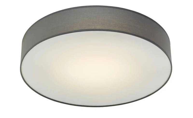 KHG LED-Deckenleuchte  mit Stoffschirm grau   ¦ grau ¦ Maße (cm): H: 11  Ø: 60 Lampen & Leuchten > Deckenleuchten - Höffner