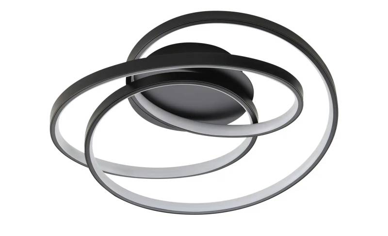 KHG LED-Deckenleuchte  schwarz gedreht   ¦ schwarz ¦ Maße (cm): B: 39 H: 14,5 T: 39.5 Lampen & Leuchten > Innenleuchten > Deckenlampen - Möbel Kraft
