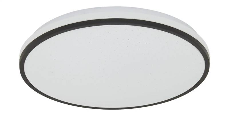 KHG LED-Deckenleuchte  schwarz mit Fernbedienung `klein   ¦ schwarz ¦ Maße (cm): H: 7  Ø: 38 Lampen & Leuchten > Deckenleuchten - Höffner