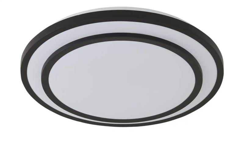KHG LED-Deckenleuchte  schwarz mit Fernbedienung    ¦ schwarz ¦ Maße (cm): H: 7,4  Ø: 49.2 Lampen & Leuchten > Deckenleuchten - Höffner