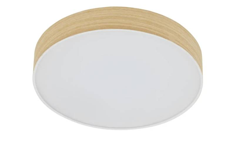 KHG LED-Deckenleuchte Holzoptik/weiß   ¦ holzfarben ¦ Maße (cm): H: 6,5  Ø: 35.0 Lampen & Leuchten > Innenleuchten > Deckenlampen - Möbel Kraft