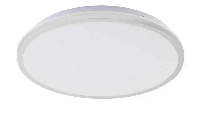 KHG LED-Deckenleuchte mit Backlight  silberfarben   ¦ silber ¦ Maße (cm): H: 4,2  Ø: 28 Lampen & Leuchten > Deckenleuchten - Höffner