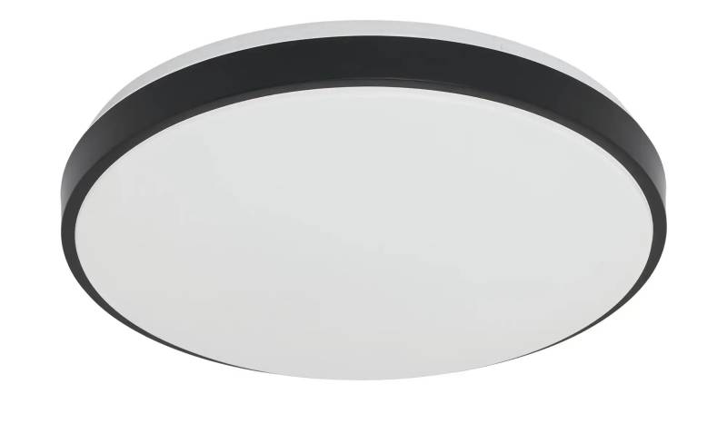 KHG LED-Deckenleuchte schwarz/weiß mit Funktion   ¦ schwarz ¦ Maße (cm): H: 10,5  Ø: 47 Lampen & Leuchten > Deckenleuchten - Höffner