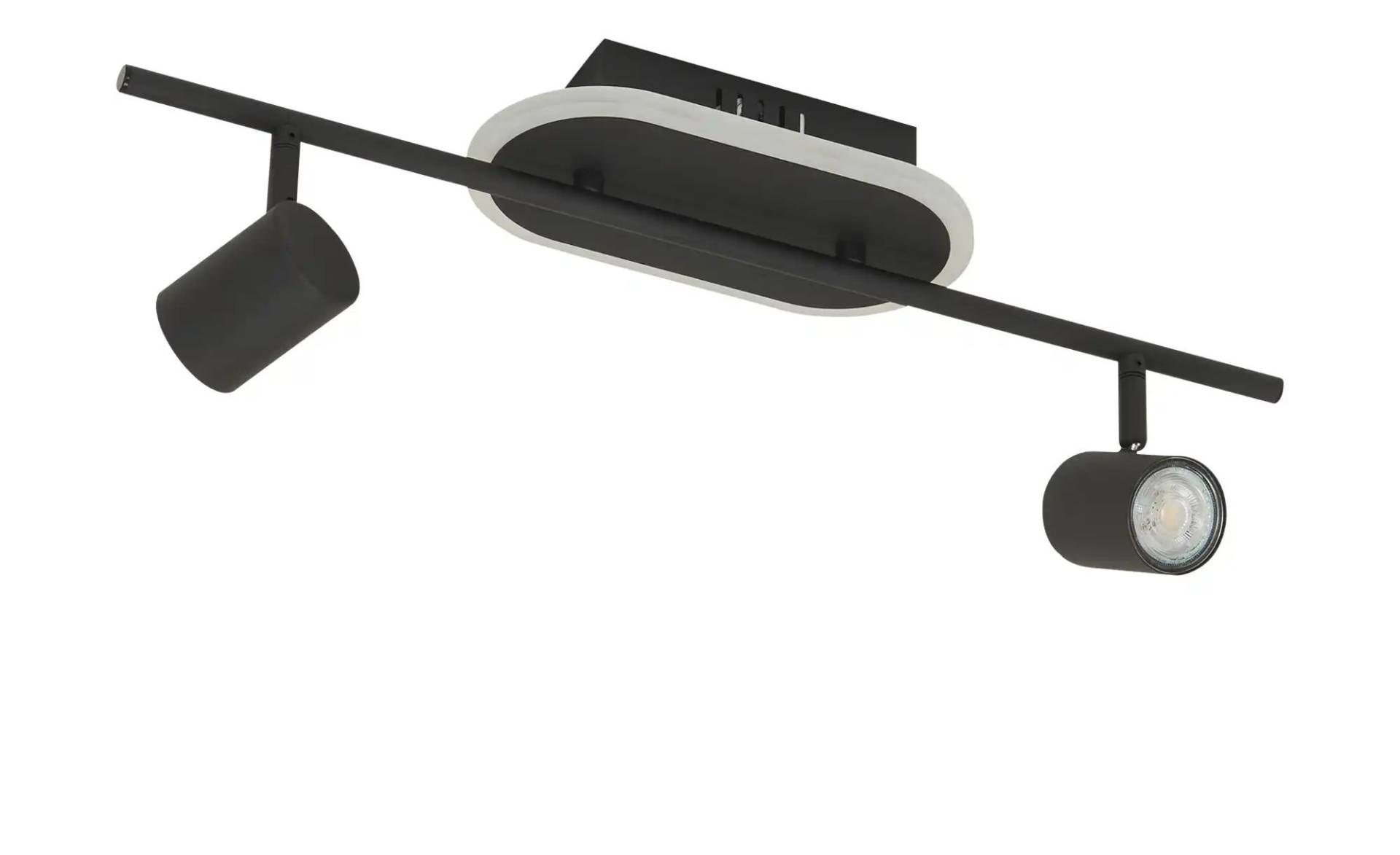 KHG LED-Deckenspot  2+1-flammig  sandschwarz   ¦ schwarz ¦ Maße (cm): B: 55 H: 16,5 T: 12.0 Lampen & Leuchten > Innenleuchten > Deckenlampen - Möbel Kraft