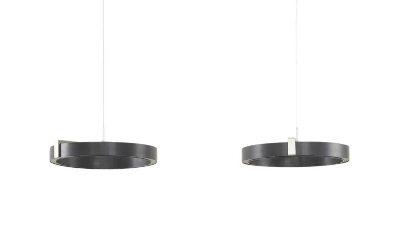 KHG LED-Pendelleuchte  4-flammig  anthrazit   ¦ schwarz ¦ Maße (cm): B: 83 H: 212 T: 28.0 Lampen & Leuchten > LED-Leuchten > LED-Deckenleuchten - Höffner