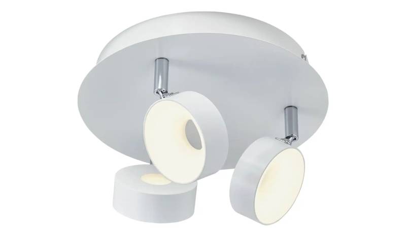KHG LED-Spot  3-flammig weiß   ¦ weiß ¦ Maße (cm): H: 15  Ø: 24 Lampen & Leuchten > LED-Leuchten > LED-Deckenleuchten - Höffner