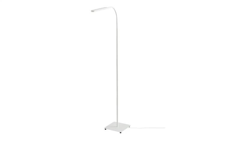 KHG LED-Stehleuchte  1-flammig weiß mit Schwanenhals   ¦ weiß ¦ Maße (cm): B: 43 H: 138 T: 21.0 Lampen & Leuchten > LED-Leuchten > LED-Stehlampen - Möbel Kraft