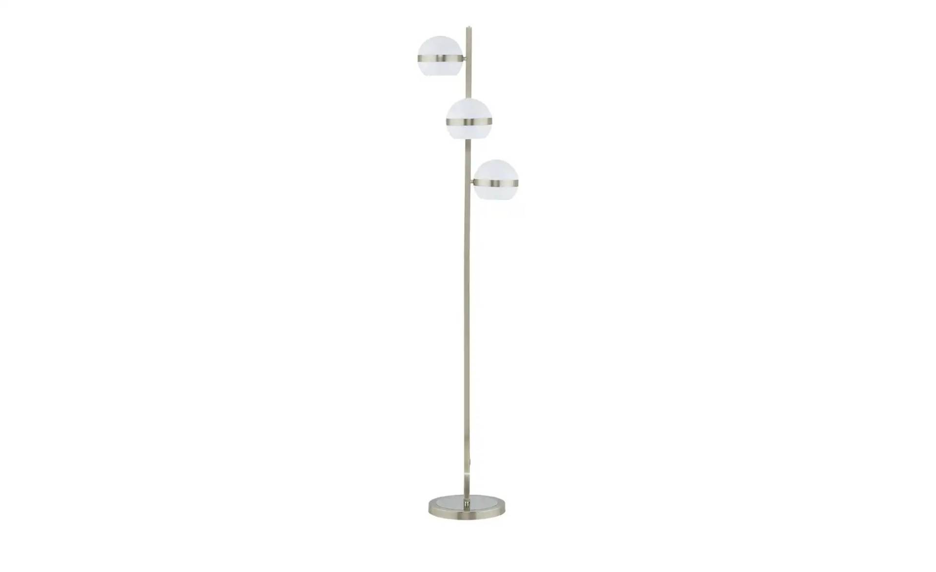 KHG LED-Stehleuchte  3-flammig  Nickel-matt   ¦ Maße (cm): B: 26,7 H: 155 T: 34.0 Sale > Lampen-Sale - Möbel Kraft