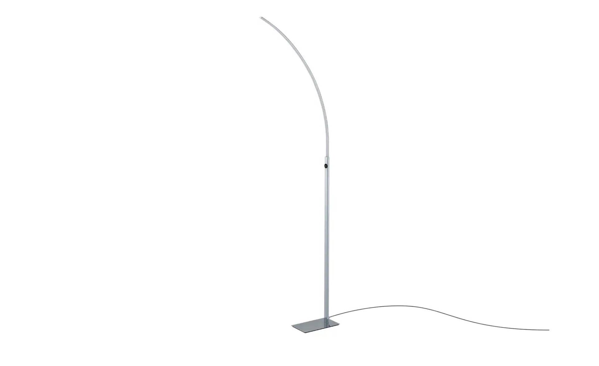 KHG LED-Stehleuchte  1-flammig gebogen   ¦ silber ¦ Maße (cm): B: 66 H: 150 T: 13.0 Lampen & Leuchten > LED-Leuchten > LED-Stehlampen - Möbel Kraft