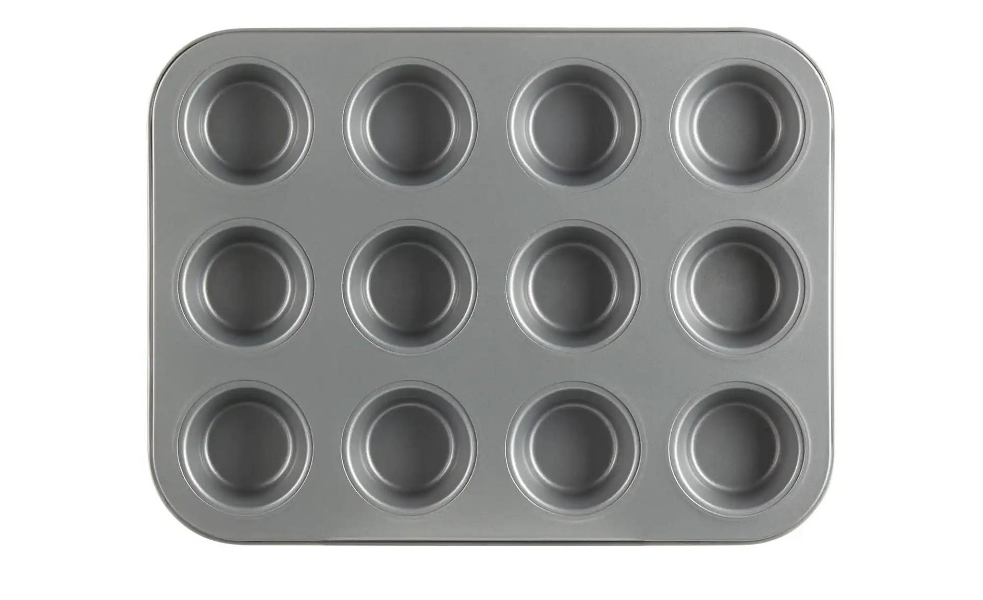KHG Muffinform   ¦ grau ¦ Stahl ¦ Maße (cm): B: 26,5 H: 3 Backen & Zubehör - Möbel Kraft