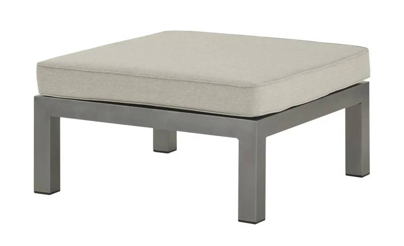 KHG Ottomane/ Hocker  Seattle ¦ grau ¦ Maße (cm): B: 77 H: 31 T: 77.0