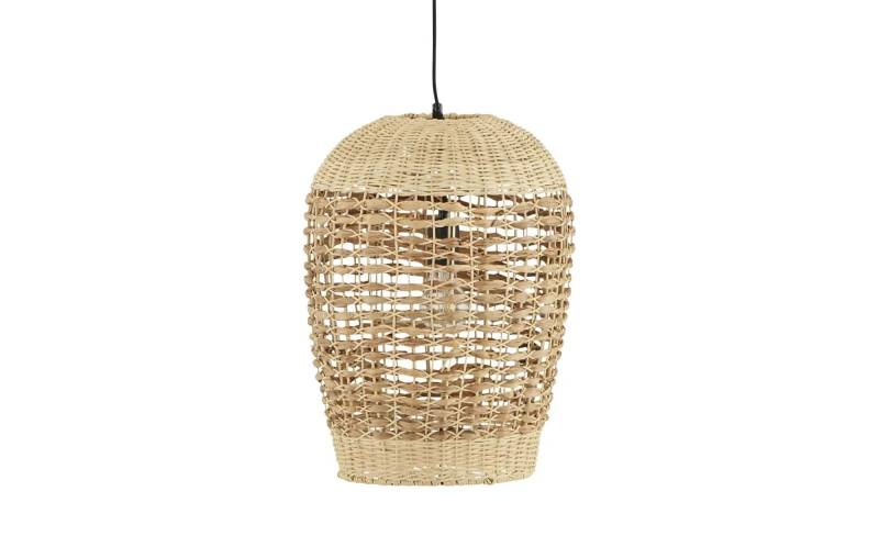 KHG Pendelleuchte  1-flammig  Papierfäden/ naturfarb.   ¦ holzfarben ¦ Maße (cm): H: 150  Ø: 33.0 Lampen & Leuchten > Innenleuchten > Pendelleuchten - Möbel Kraft