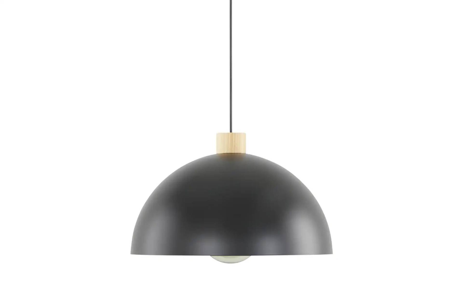 KHG Pendelleuchte  1-flammig  schwarz/ Holz   ¦ schwarz ¦ Maße (cm): H: 150  Ø: 40.0 Lampen & Leuchten > Innenleuchten > Pendelleuchten - Möbel Kraft