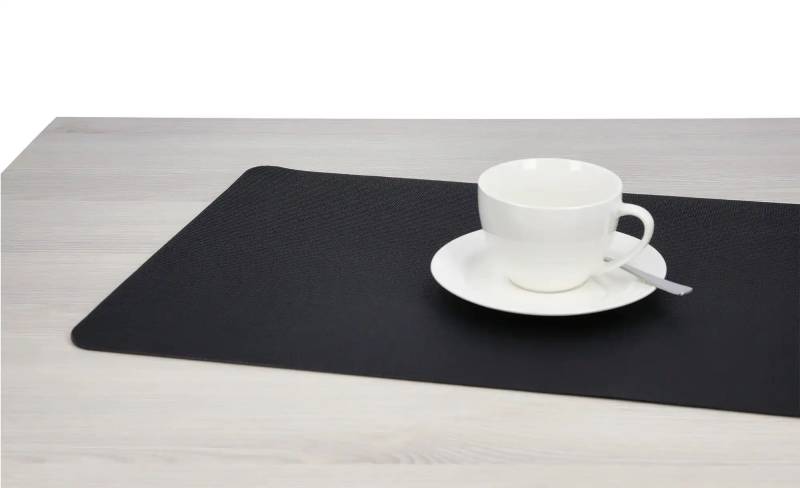 KHG Platzmatte   ¦ schwarz ¦ Kunststoff ¦ Maße (cm): B: 33 Tischwäsche & Küchentextilien > Platzsets - Höffner