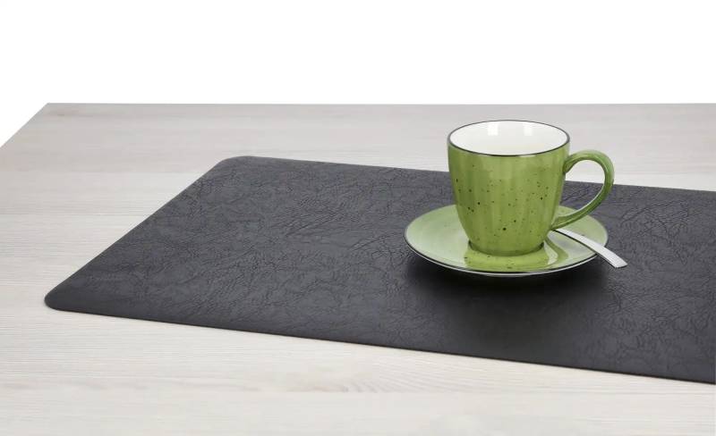 KHG Platzset   ¦ schwarz ¦ Kunststoff ¦ Maße (cm): B: 33 Tischwäsche & Küchentextilien > Platzsets - Höffner