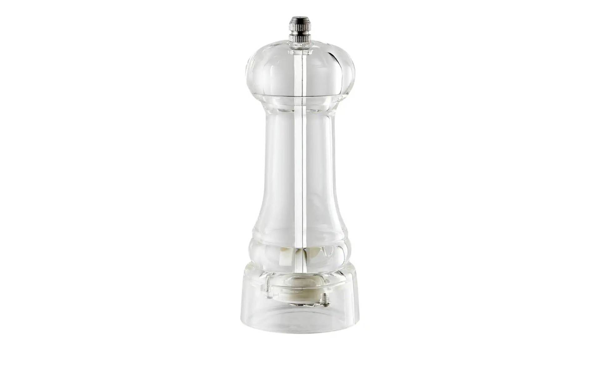 KHG Salz-/Pfeffermühle   ¦ transparent/klar ¦ Kunststoff ¦ Maße (cm): H: 15,5  Ø: 6.0 Küchenzubehör & Helfer > Küchenhelfer - Möbel Kraft