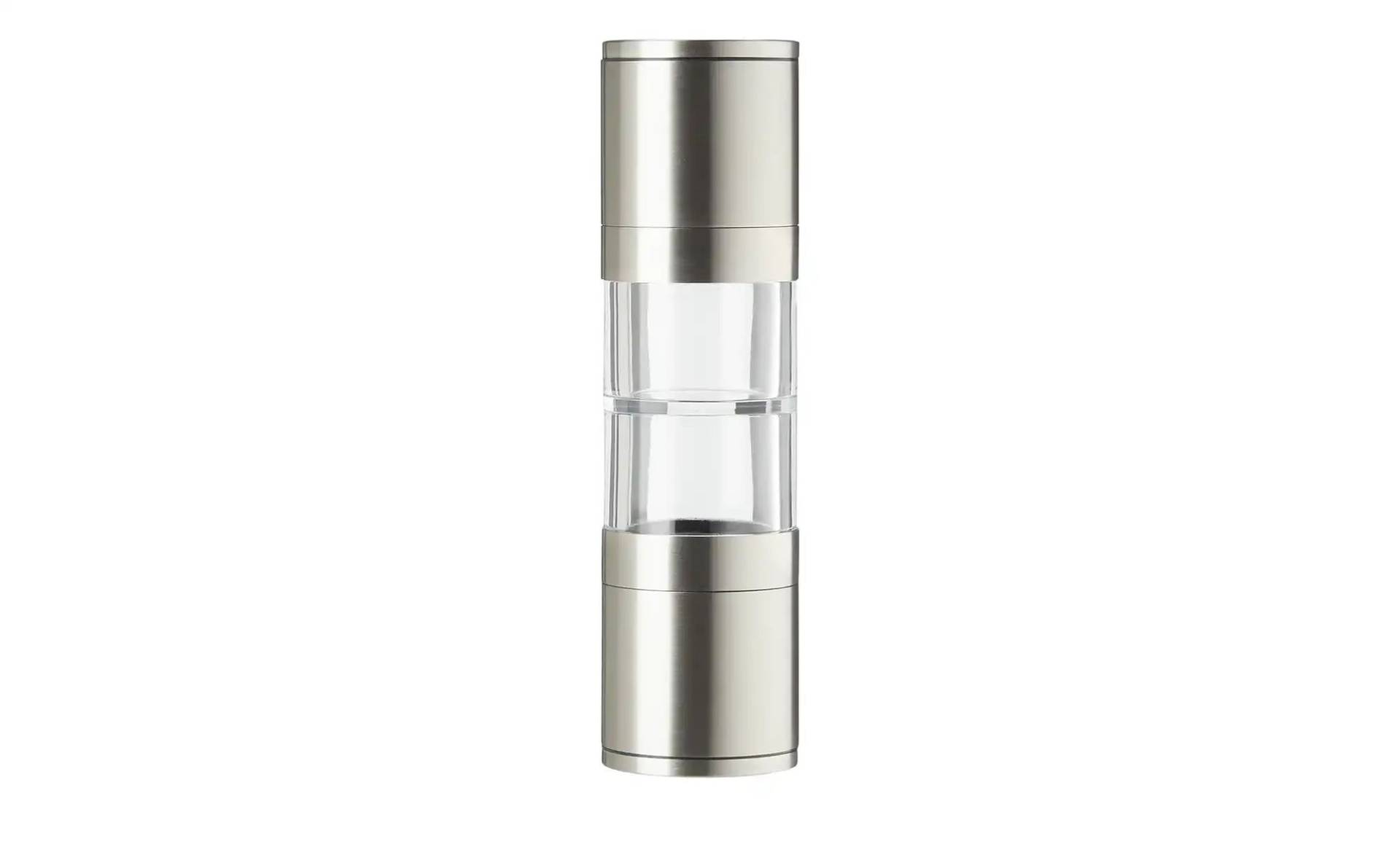 KHG Salz- und Pfeffermühle  KHG ¦ silber ¦ Edelstahl,Glas ¦ Maße (cm): H: 19  Ø: 5.2 Küchenzubehör & Helfer > Küchenhelfer - Möbel Kraft