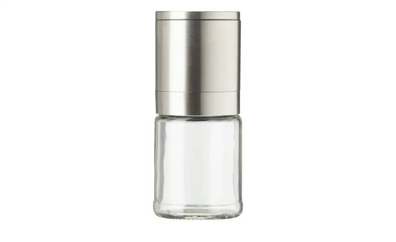 KHG Salzmühle  KHG ¦ silber ¦ Edelstahl,Glas ¦ Maße (cm): H: 12,5  Ø: 5.5 Küchenzubehör & Helfer > Küchenhelfer - Möbel Kraft