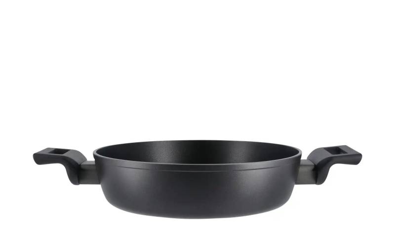 KHG Servierpfanne Ø 24 cm  Green Line ¦ schwarz ¦ Aluminium ¦ Maße (cm): H: 6,5  Ø: 24.0 Töpfe & Pfannen & Zubehör > Töpfe - Möbel Kraft