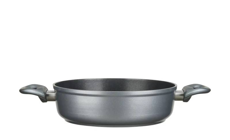 KHG Servierpfanne   ¦ grau ¦ Aluminium ¦ Maße (cm): H: 7  Ø: 24.0 Töpfe & Pfannen & Zubehör > Pfannen > Keramikpfannen - Möbel Kraft