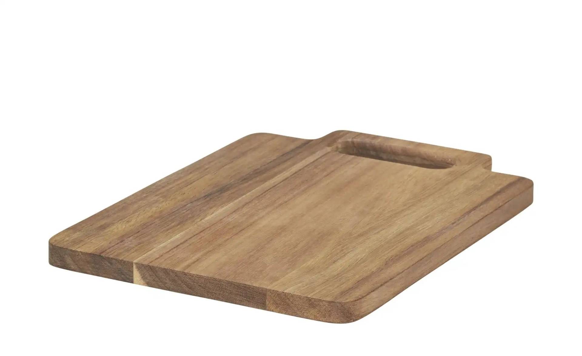 KHG Tablett eckig  klein  Tabletts aus Akazienholz ¦ holzfarben ¦ Holz ¦ Maße (cm): B: 22,5 H: 1,5 Küchenzubehör & Helfer > Tabletts & Etageren - Höffner