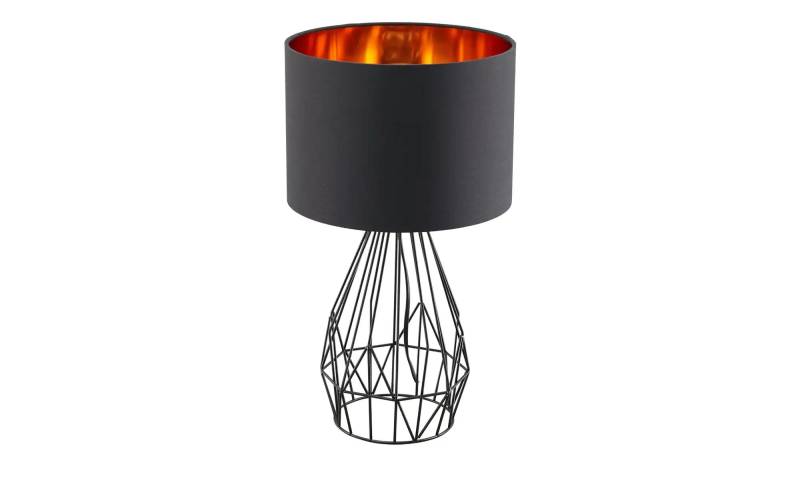 KHG Tischleuchte  1-flammig  Schwarz / goldfarben   ¦ schwarz ¦ Maße (cm): H: 45  Ø: 25.0 Sale > Lampen-Sale - Möbel Kraft