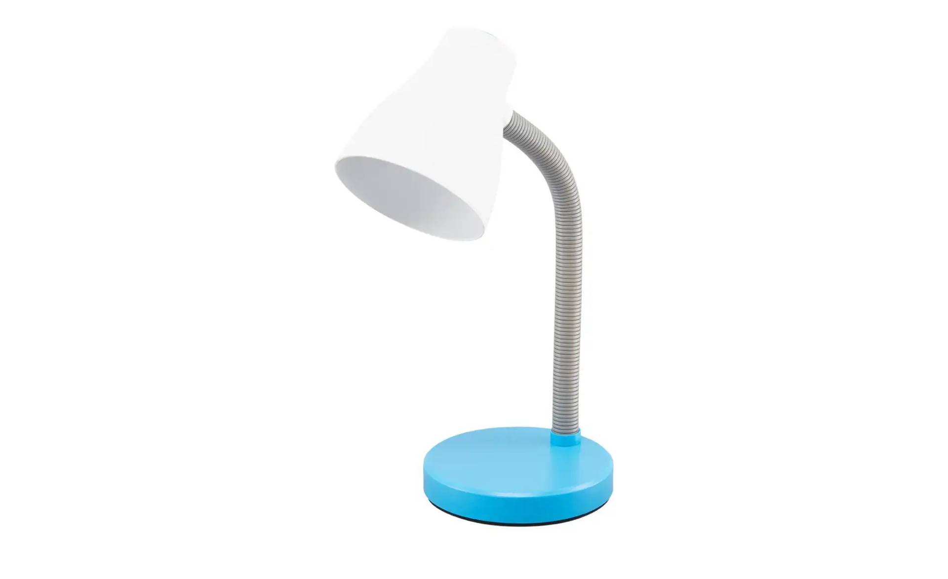 KHG Tischleuchte, 1-flammig, blau/weiß ¦ blau ¦ Maße (cm): H: 40  Ø: 14 Lampen & Leuchten > Tischlampen - Höffner