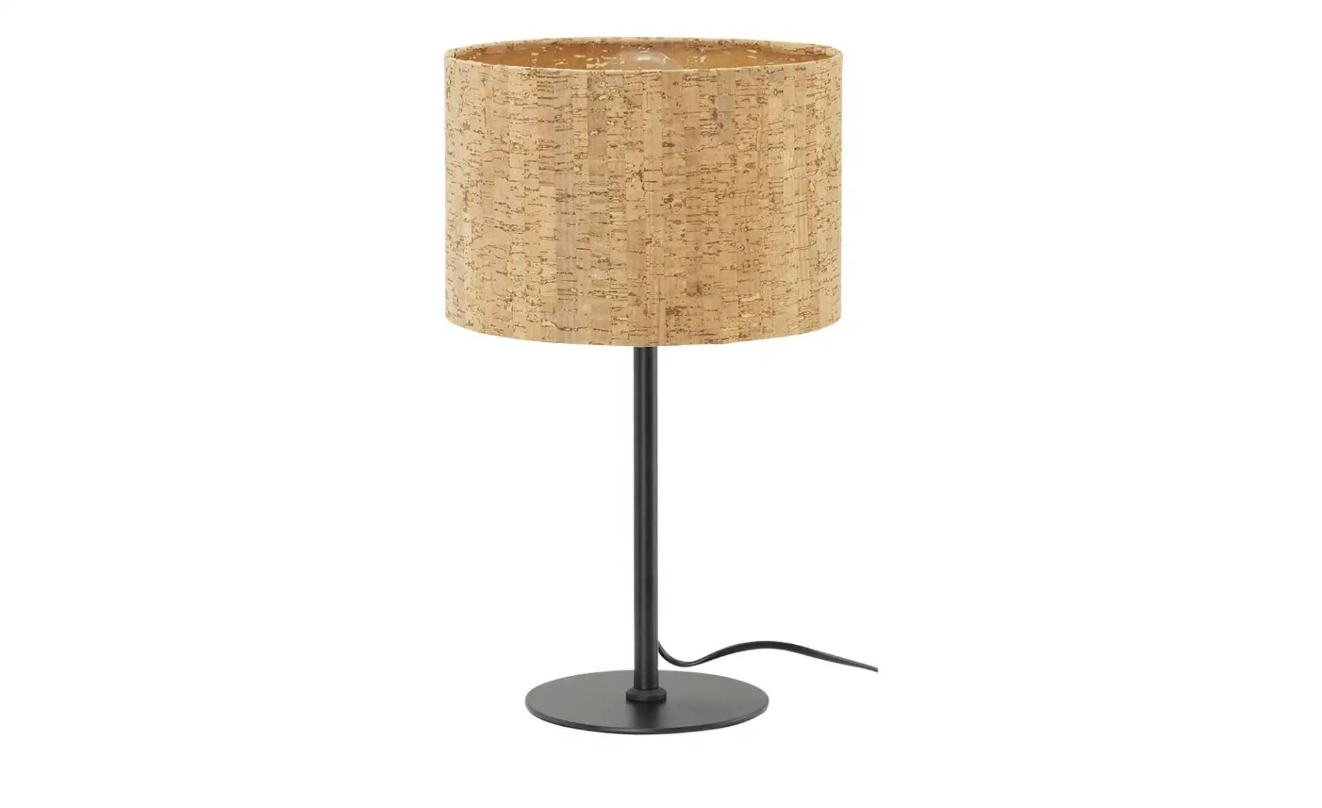 KHG Tischleuchte  Cork ¦ holzfarben ¦ Maße (cm): H: 40  Ø: 24 Lampen & Leuchten > Tischlampen - Höffner
