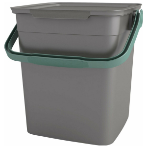 KIS SMART CONTAINER Komposter, 9 Liter, Komposter mit Tragegriff, Farbe: grau / grün