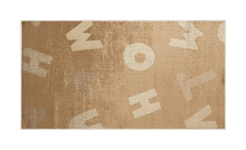 KJUT Webteppich  Alphabet ¦ beige ¦ Synthetische Fasern ¦ Maße (cm): B: 80 Teppiche > Kinderteppiche - Höffner