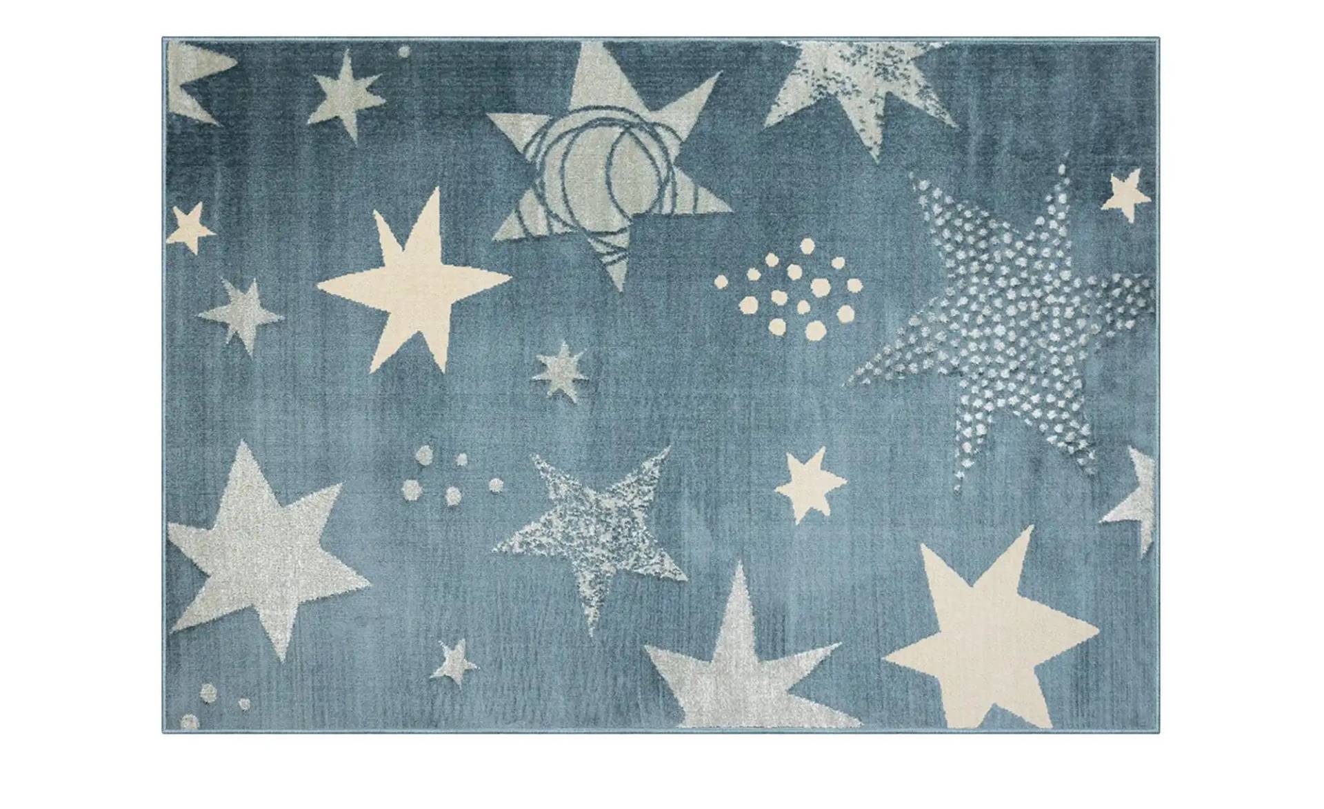 KJUT Webteppich  Star ¦ blau ¦ Synthetische Fasern ¦ Maße (cm): B: 133 Teppiche > Kinderteppiche - Höffner