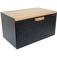KLAUSBERG DOPPELSEITIGER BROTKASTEN KB-7425 mattschwarz