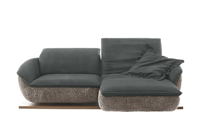 KOINOR Ecksofa  Mooove ¦ blau ¦ Maße (cm): B: 242 H: 99 T: 120.0 Polstermöbel > Sofas > Ecksofas - Höffner