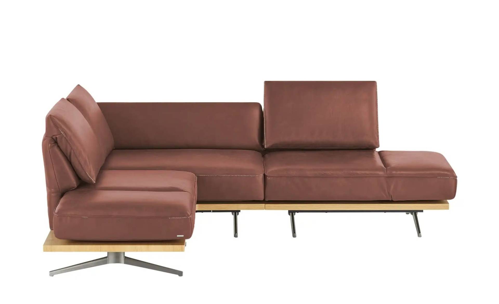 KOINOR Ecksofa  Phoenix ¦ rot ¦ Maße (cm): B: 253 H: 87 T: 209 Polstermöbel > Sofas > Ecksofas - Möbel Kraft