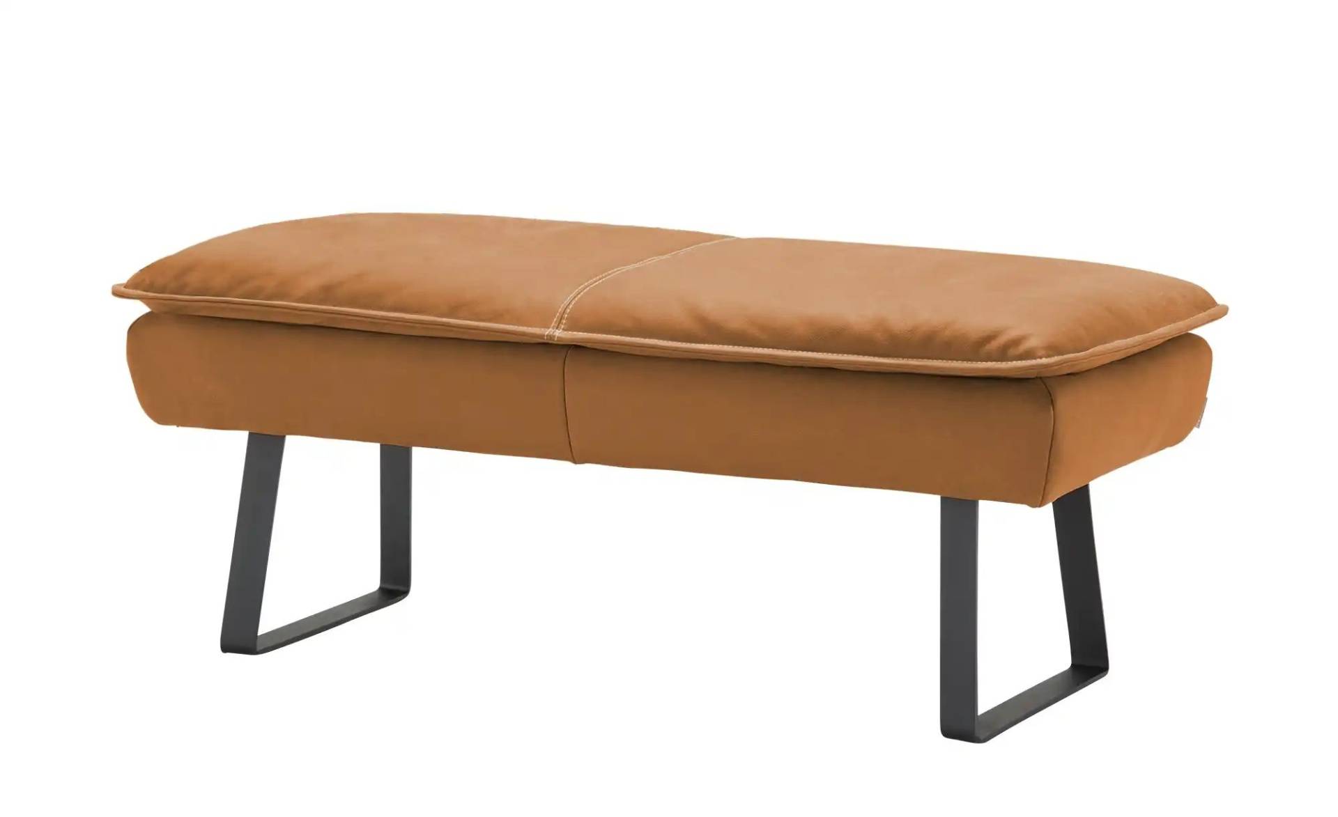 KOINOR Hockerbank Leder Alino ¦ orange ¦ Maße (cm): B: 150 H: 51 T: 56.0 Bänke > Einzelbänke - Höffner KOINOR Hockerbank Leder Alino ¦ orange ¦ Maße (cm): B: 150 H: 51 T: 56.0 Bänke > Einzelbänke - Höffner